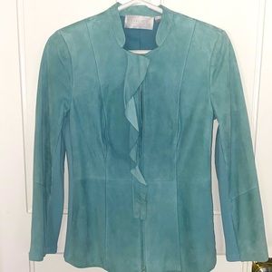 Carlisle soft suede and sweater jacket